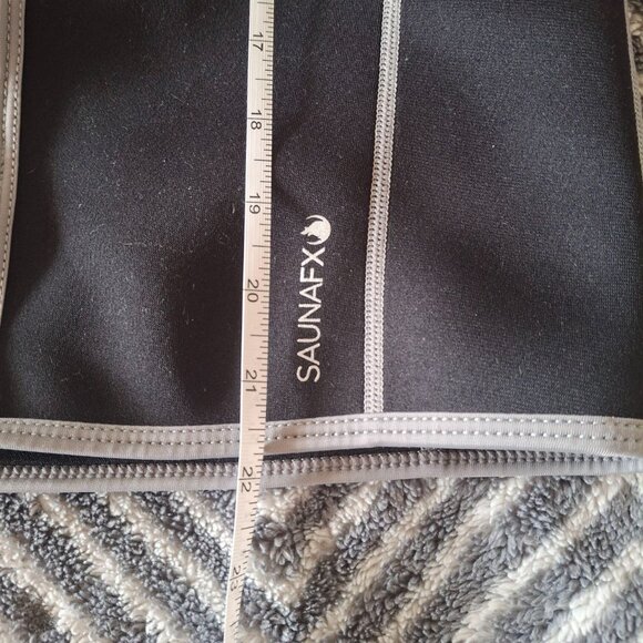 SAUNAFX Black Neoprene Slimming Sauna Vest - Women's Size S/P - Picture 3 of 7